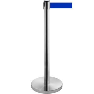 RS-GUIDESYSTEMS Personenleitsystem GLA 55, silber, aus Edelstahl, Gurt: 4m in blau, 2 Stück