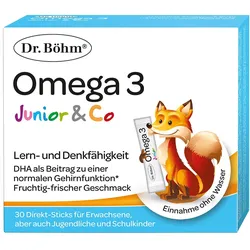DR.BÖHM Omega-3 Junior Direkt Sticks 30X1.5 g