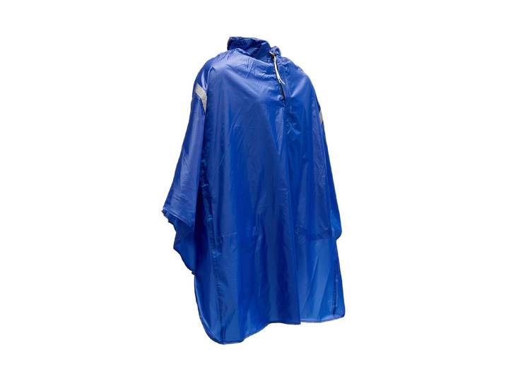 California Regenponcho Blau