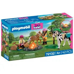 PLAYMOBIL 72132 I Love Horses Reitausflug mit Lagerfeuer
