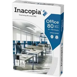 Inacopia Kopierpapier DIN A4 office 500 Blatt gesamt weiß