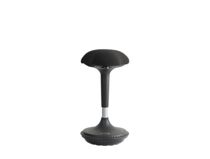 Unilux Moove Tabouret de bureau Ergonomique Réglabe en Hauteur 59 x 35 cm Noir