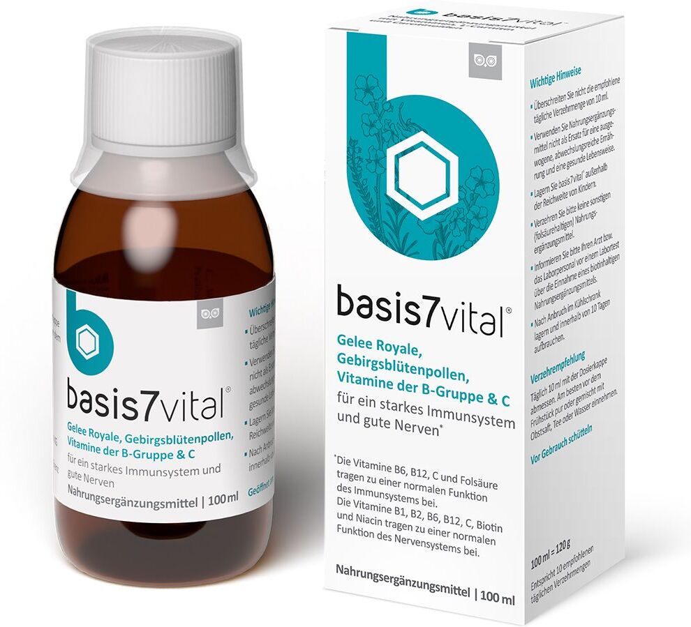 Basis 7 gräsler Basis7Vital Lösung zum Einnehmen 100 ml