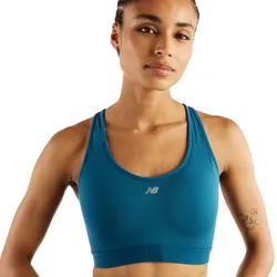 New Balance Damen Essential Run Bra blau