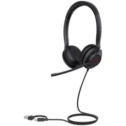 Yealink kabelgebundenes Headset UH35 Dual UC USB-A/C