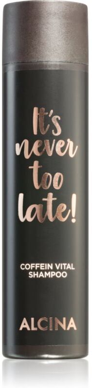 Alcina It's never too late! Koffein Shampoo zur Stärkung der Haare 250 ml