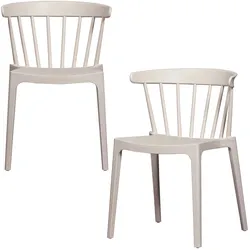 Tchibo - Woood 2 Gartenstühle - 52x53x75cm - weiß -