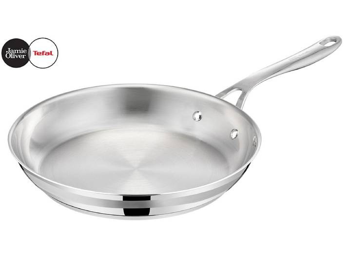 JAMIE OLIVER TEFAL Bratpfanne COOK SMART Ø28cm polypropylen silber