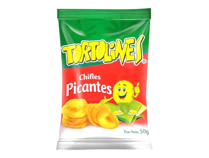 TORTOLINES Hot plantain chips 50 gr