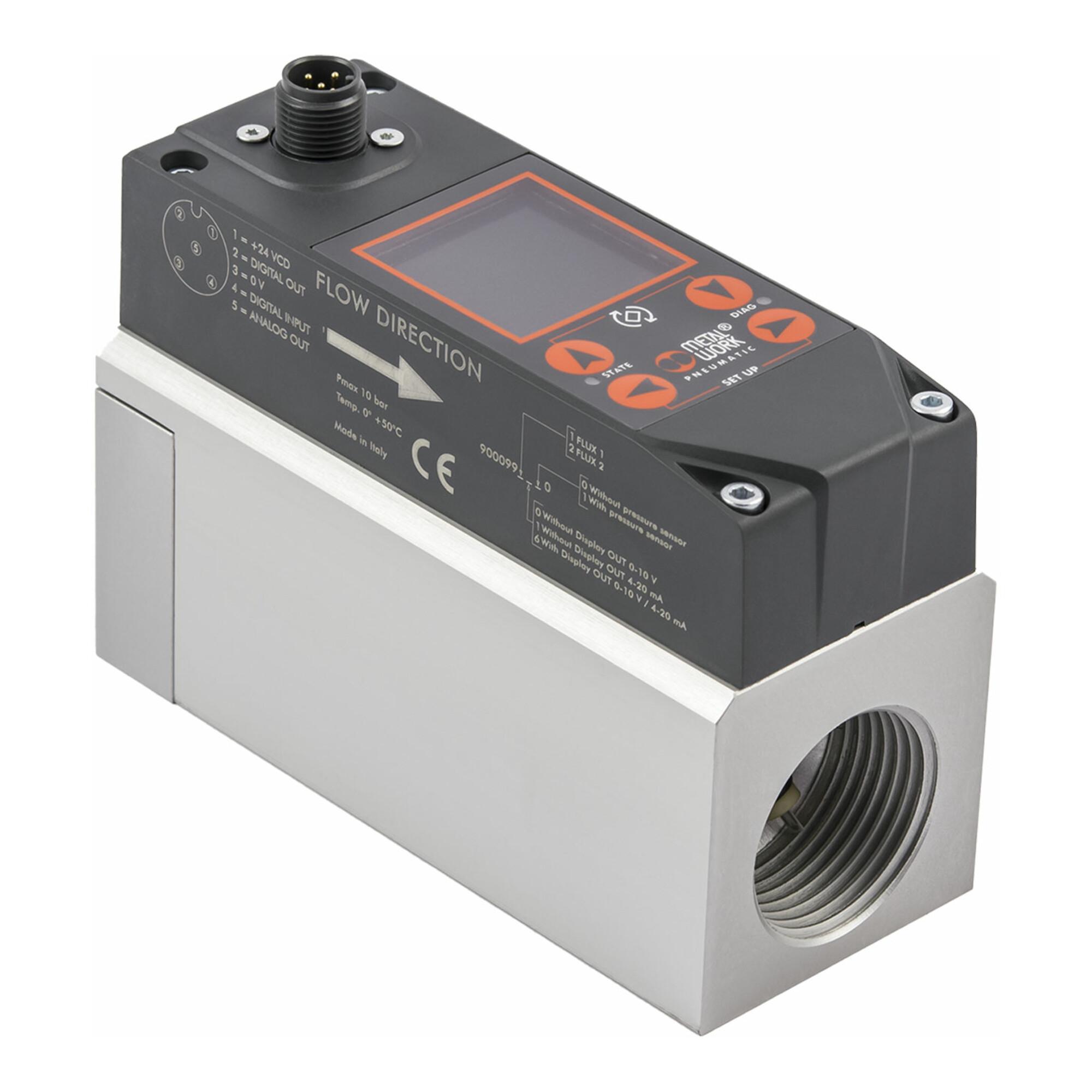 Riegler Durchflussmesser »FLUX«, BG 2, Display/Drucksensor/WiFi (9000992511)