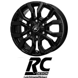 RC-Design RC35 7,5x17 6/139,70 ET30 Schwarz Glanz
