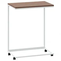 Beistelltisch mit Rollen Holzwerkstoff V2 | vidaXL : Farbe - Weiss