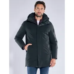 ENGBERS GERMANY Herren Wasserabweisende Jacke Schwarz regular uni Kapuze - 56