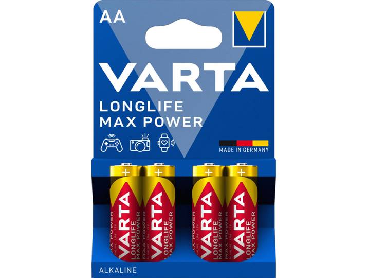 Varta Longlife Max Power AA Blister 4 stuks