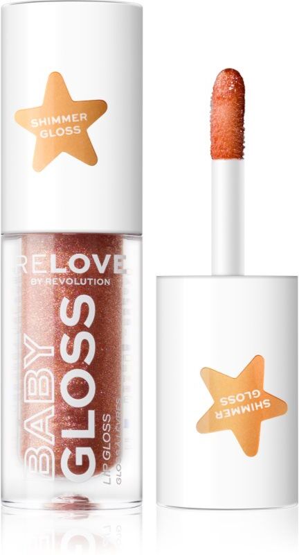 Revolution Relove Baby Gloss Shimmer shimmering lip gloss shade Pink Tulle 1.8 ml