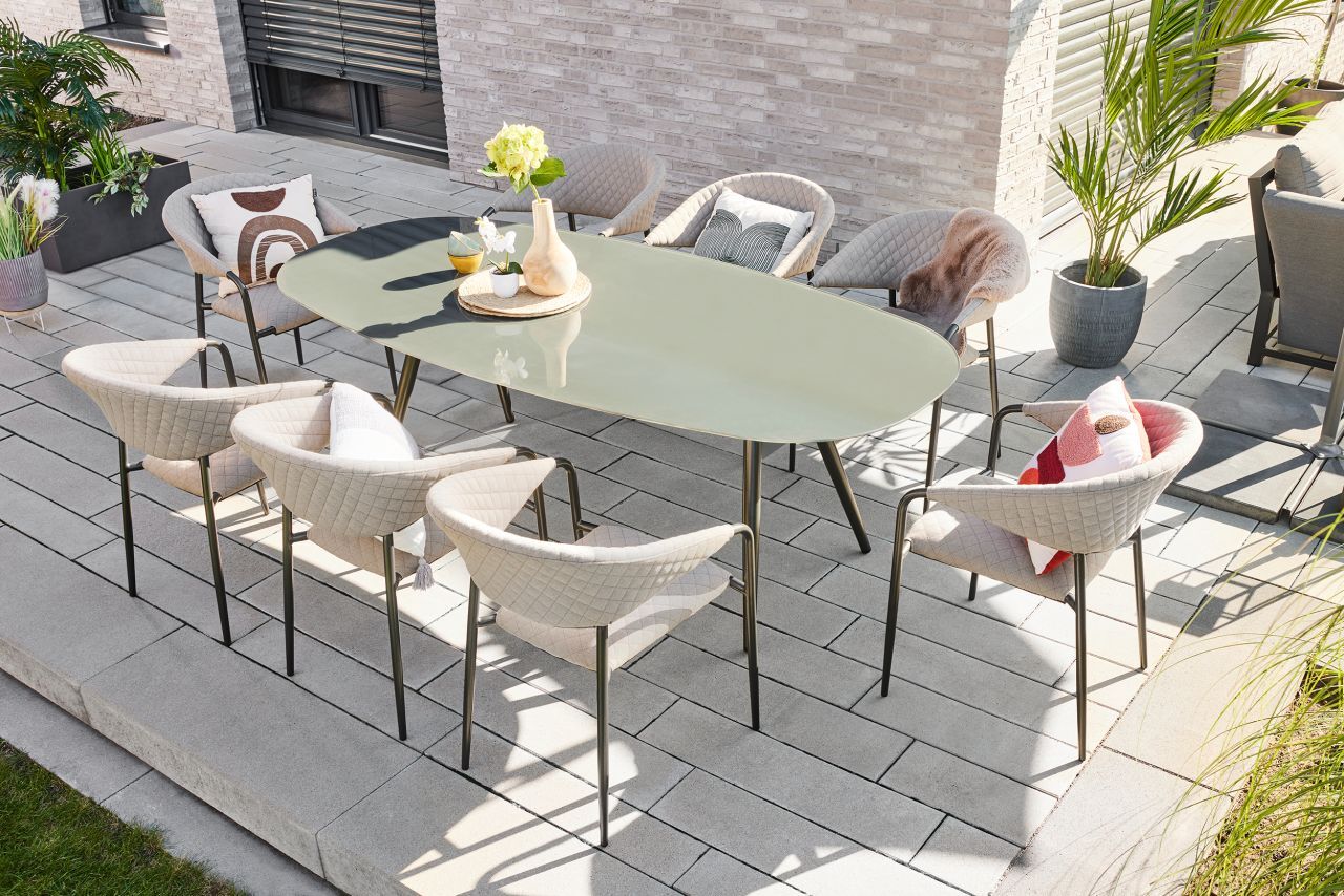Primaster Stapelsessel Calvo mit wetterfestem Bezug natur
