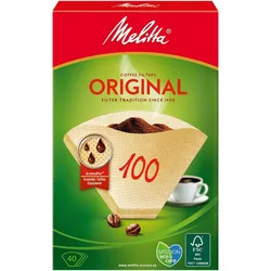 Melitta Kaffefilter 100 40pack 9st DF, Zubehör Kaffeemaschinen, Weiss