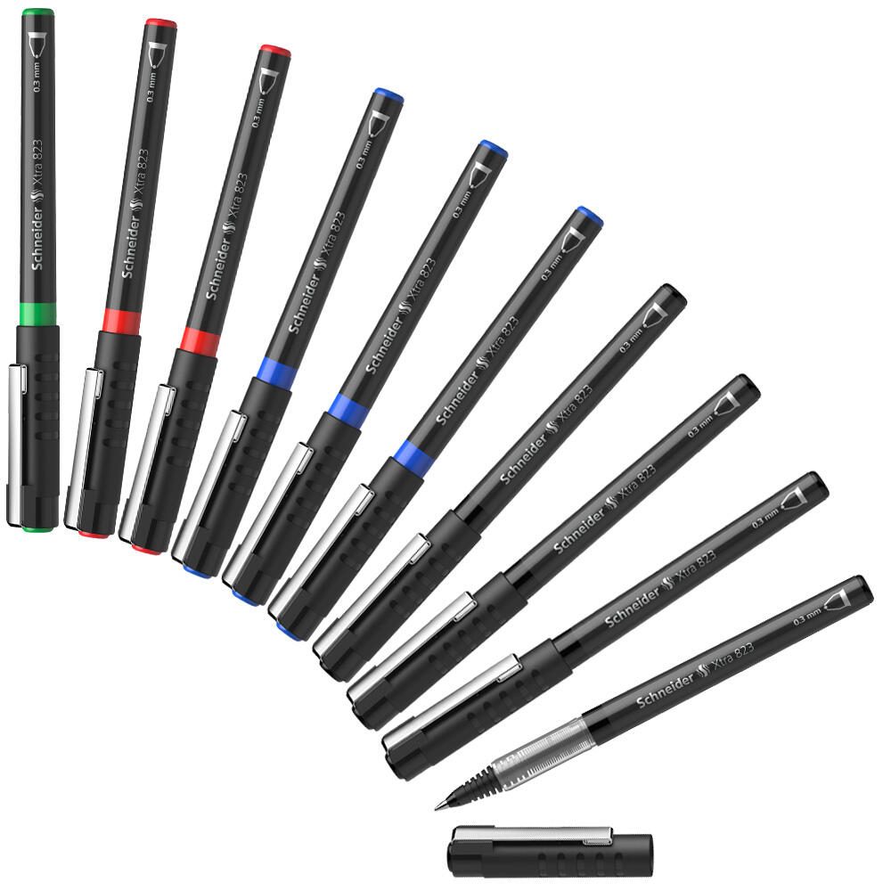 Schneider XTRA 823 Tintenroller 0.3 mm Mehrfarbig 01-8235