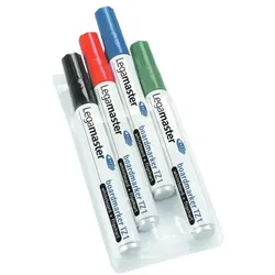 Legamaster 4er-Pack Whiteboard-Marker »TZ 1« grau
