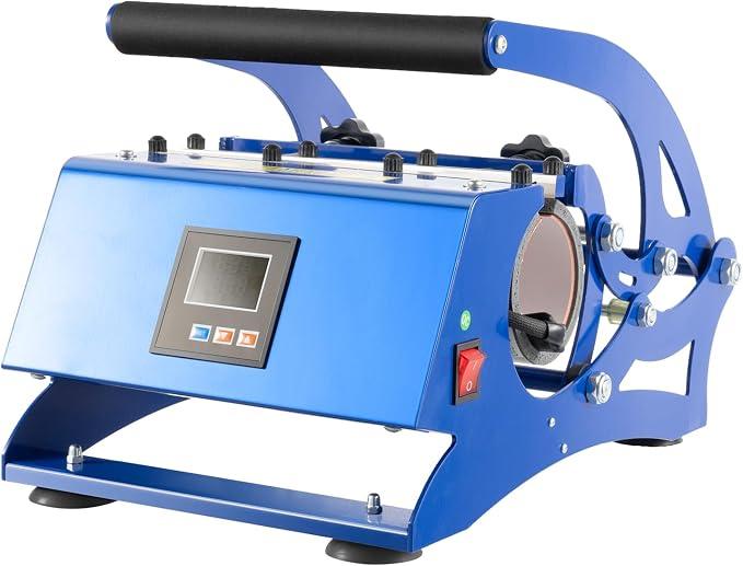 6 in 1 Tassen Presse Becher 500W Heißpresse Hitzepresse Tassenpresse Bedrucken mit Anti-RutschFüße und Isolationspolster, 5 Austauschbare Unterhalter, 0-200 ?, 29 * 41.5 * 40cm