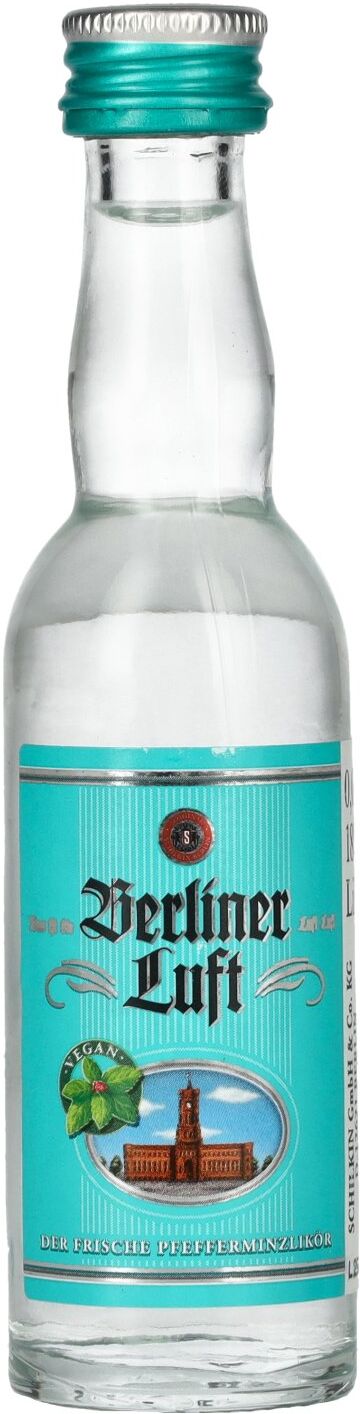 Berliner Luft DER FRISCHE Pfefferminzlikör 18% Vol. 0,04l