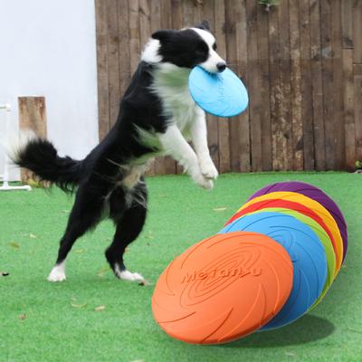 Friendly Fresh Finds Bite Resistant Flying Disc Toy For Dogs Interactive Training & Outdoor Play orange l