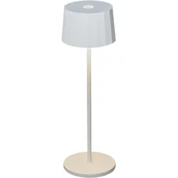 Konstsmide LED USB-Tischleuchte Positano, weiss, Farbtemperatur, dimmbar (7813-250)
