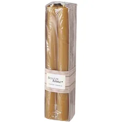 Boltze 4er Set Stabkerze Melia, B2 x H20 cm, orange
