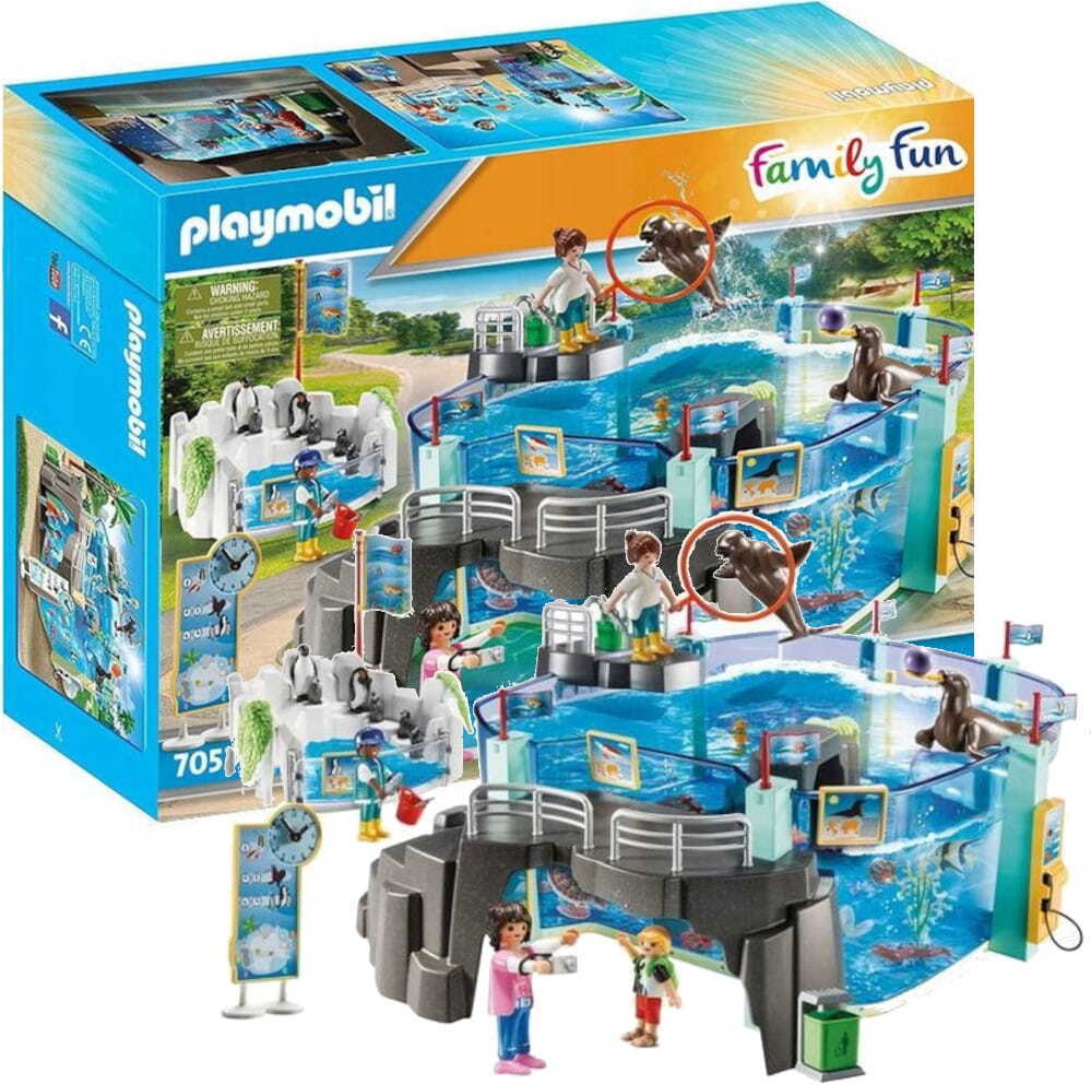 PLAYMOBIL Family Fun 70537 Meeresaquarium + Pinguinbecken NEU