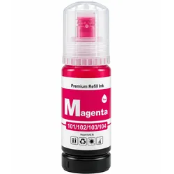 OBV Nachfülltinte Magenta kompatibel mit Epson 103 - L3110 L3150 L3151 L1110 - 70 ml, ca. 7.500 Seiten