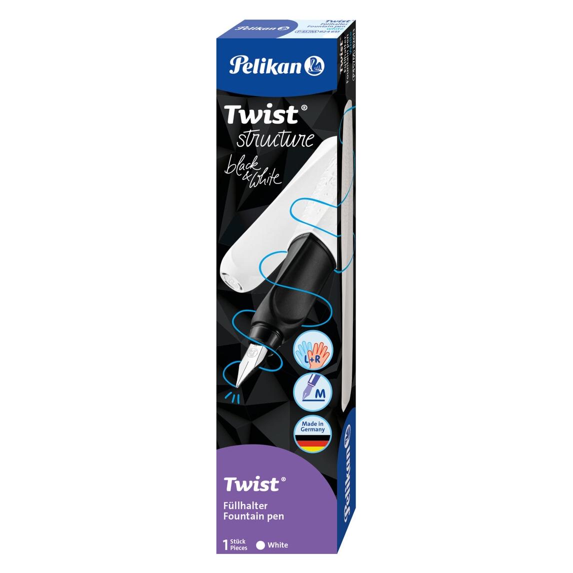 Pelikan Füller Patrone M Twist strucure weiss (1x) (824620)
