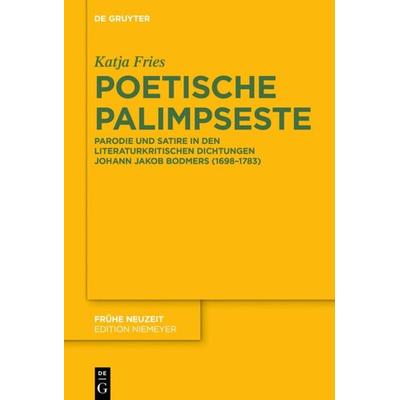 Poetische Palimpseste, Gebundene Ausgabe von Katja Fries, De Gruyter, 978-3-11-047134-2