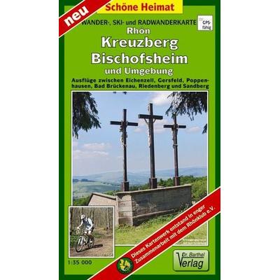 Wander-, Ski- und Radwanderkarte Rhön, Kreuzberg, Bischofsheim und Umgebung, Sonstige von Verlag Barthel, Barthel, A, 978-3-89591-163-7