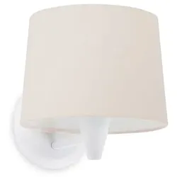 Faro Wandleuchte CONGA E27, IP20, weiß, beige FAR-64306-02
