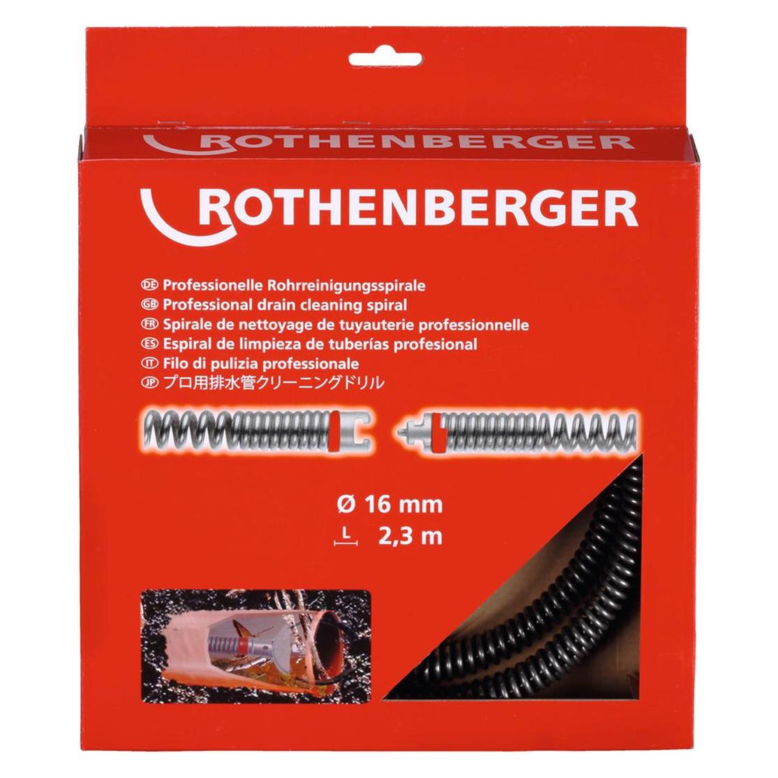 Rothenberger Rohrreinigungsspirale SMK 16 m (1 Stk.) (72433)