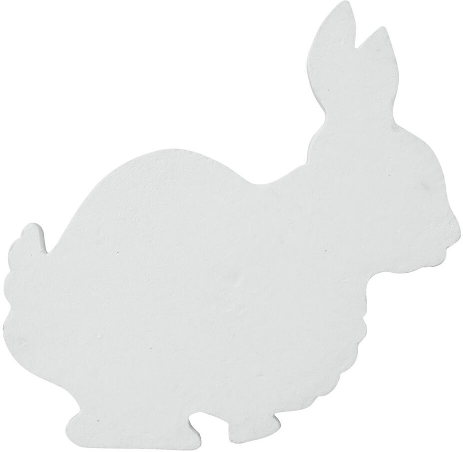 Europalms Silhouette Hase, Weiß, 56cm