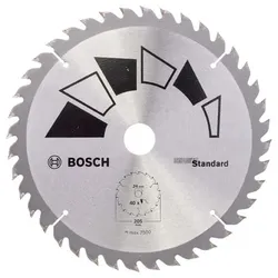 Kreissägeblatt STANDARD D= 205 mm; Bohrung= 24/20 mm; Z= 40