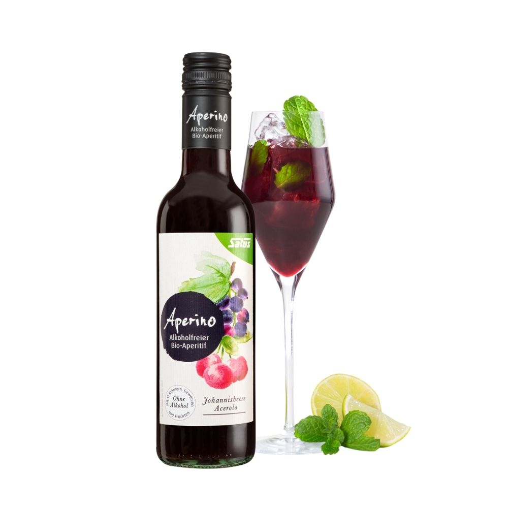 Aperino Bio-Aperitif alk.fr.Johannisb.Acero.Salus 370 ml Flüssigkeit