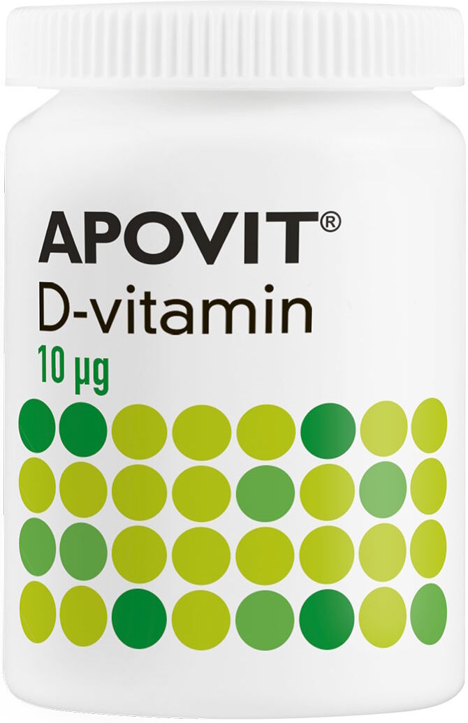 Apovit D3-Vitamin tablet 10 mikg Kosttilskud 300 stk