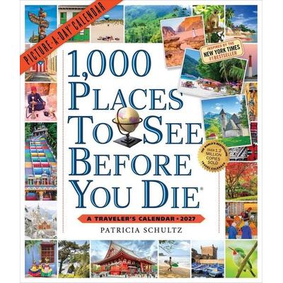 1,000 Places to See Before You Die Picture-A-Day® Wall Calendar 2027