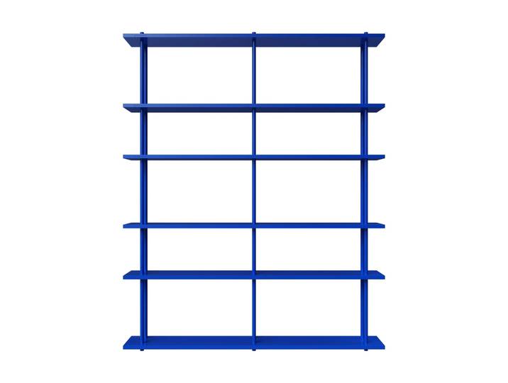 Fogia Bond Wandregal W206 Blau lackierte Birke