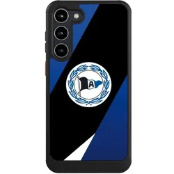 Nivocase Hülle für Samsung Galaxy S23+ Handyhülle NIVOcore Case Schwarz Arminia Bielefeld DSC Offizielles (Samsung Galaxy S23+), Smartphone Hülle, Schwarz