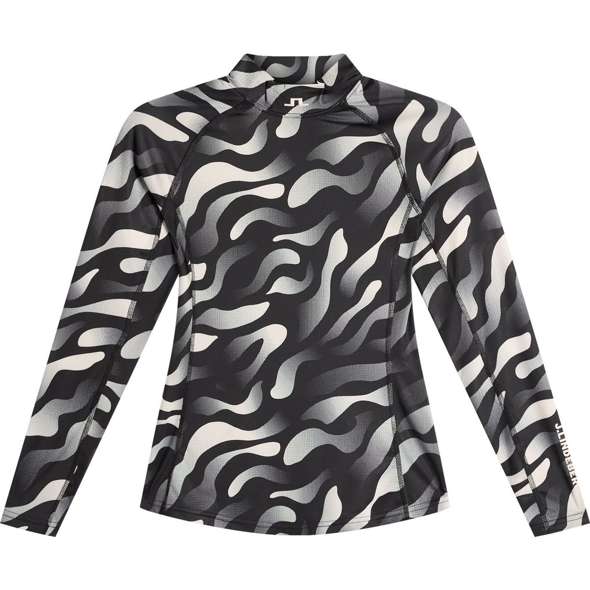 J.Lindeberg Ella Print Compression Top bunker fade black moonbeam m (W125) XL GWJT16968-W125-XL