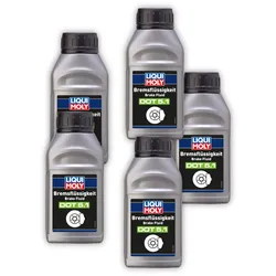 5x Bremsflüssigkeit LIQUI MOLY 21161 Bremsflüssigkeit DOT 5.1 Brake Fluid 500 ml