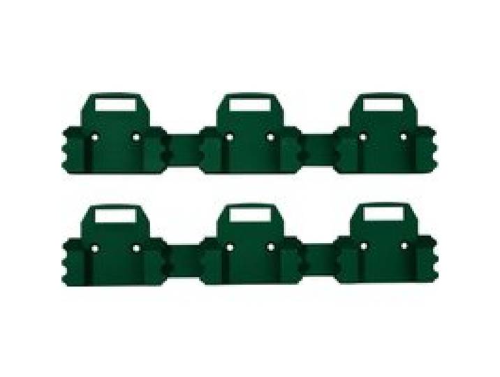 PARKSIDE® Kit de supports muraux pour batteries ou support mural pour visseuse sans fil (triple support 2pcs.)