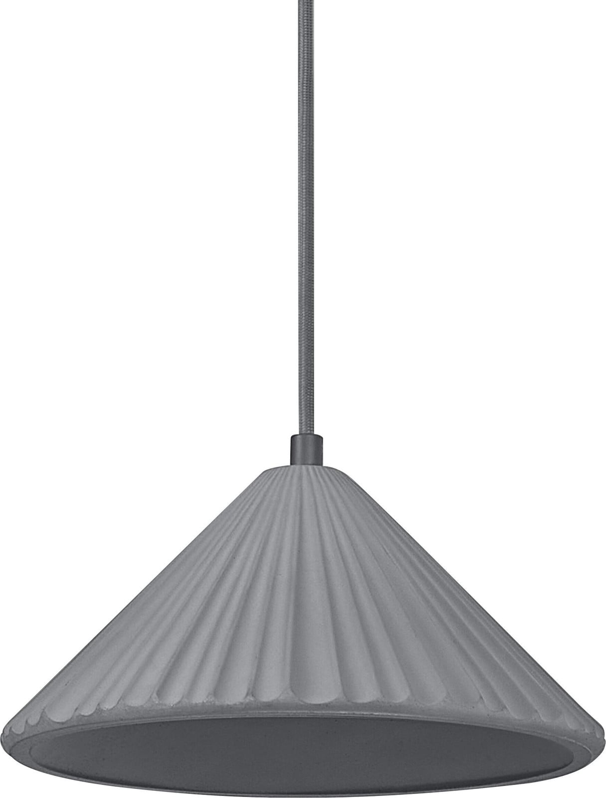 Osram Decor Concrete Pyramid hanglamp donkergrijs met E27-fitting