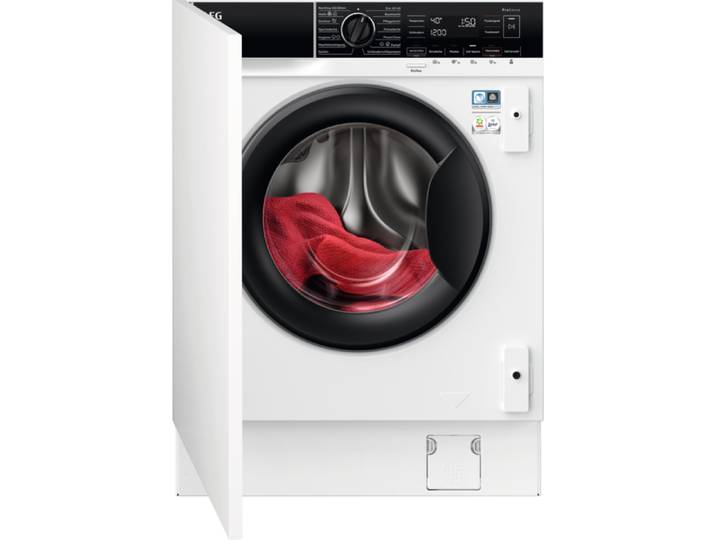 AEG LWR8WI7680 / Einbauwaschtrockner / Serie 8000 mit PowerCare / 8 kg Waschen / 4 kg Trocknen / D / energiesparend / Mengenautomatik / Nachlegefunktion / ProSteam® - Auffrischfunktion / Kindersicherung / 1600 U/min, 914606707