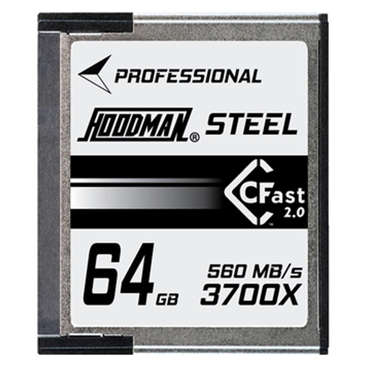 Hoodman CFast Card 64GB 2.0 3700X U3 4K (64 GB, CFast 2.0, U3) (HSCFAST64)