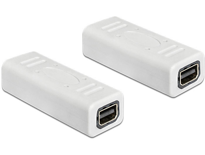Delock 65450 DisplayPort Adapter mini DP naar mini DP Bu/Bu wit