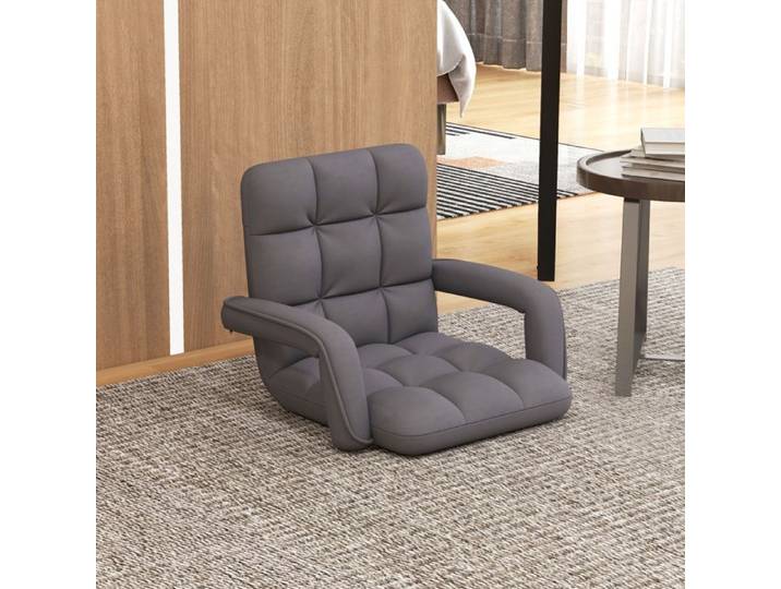 Fauteuil Relax avec Accoudoirs COSTWAY Dossier Réglable à 6 Positions Fauteuil Paresseux Inclinable pour Salon Chambre Bureau